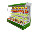 弧形风幕柜(蔬菜、水果保鲜柜)